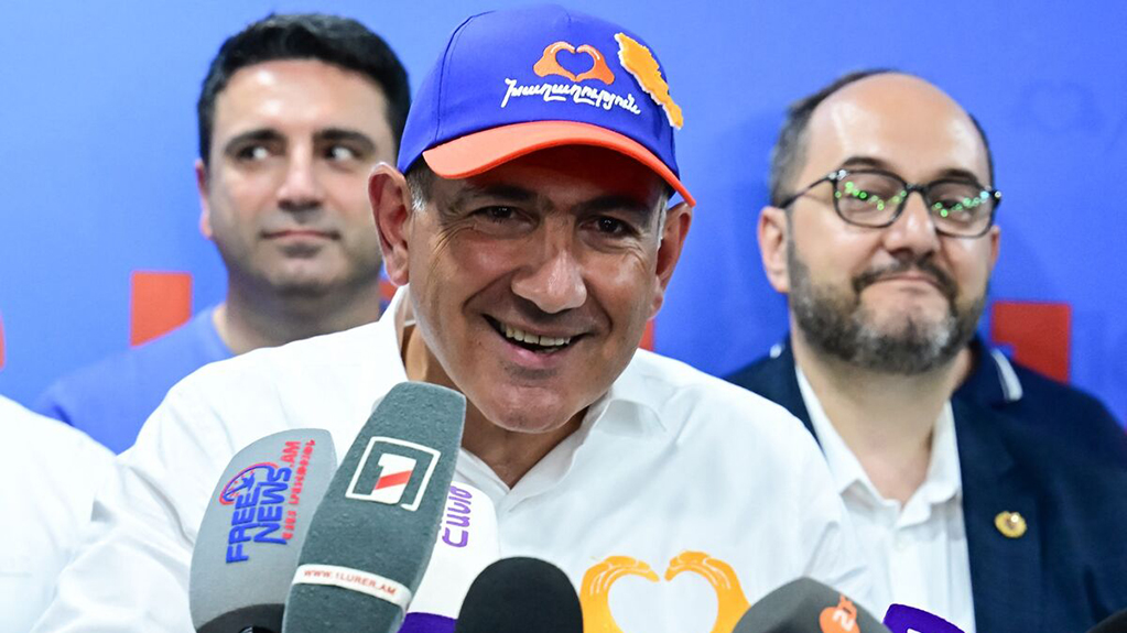  სომხეთის საპარლამენტო არჩევნებში ნიკოლ ფაშინიანის პარტიამ გაიმარჯვა 