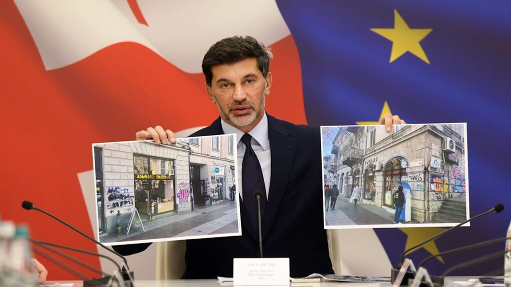  კალაძე შენობების ფასადების „ვანდალურად მოხატვისთვის“ კანონის გამკაცრებას ითხოვს